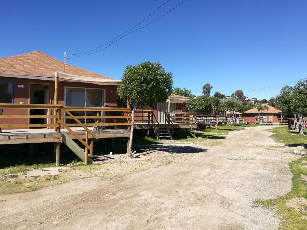 Cabanas Y Camping Mar Azul Hotel Guanaqueros Luaran gambar